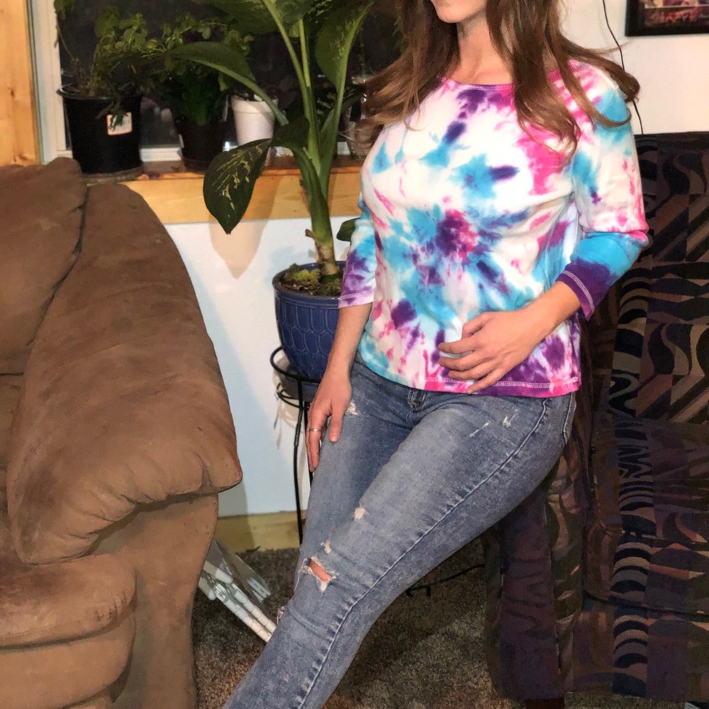 Tie Dye 3/4 Sleeve